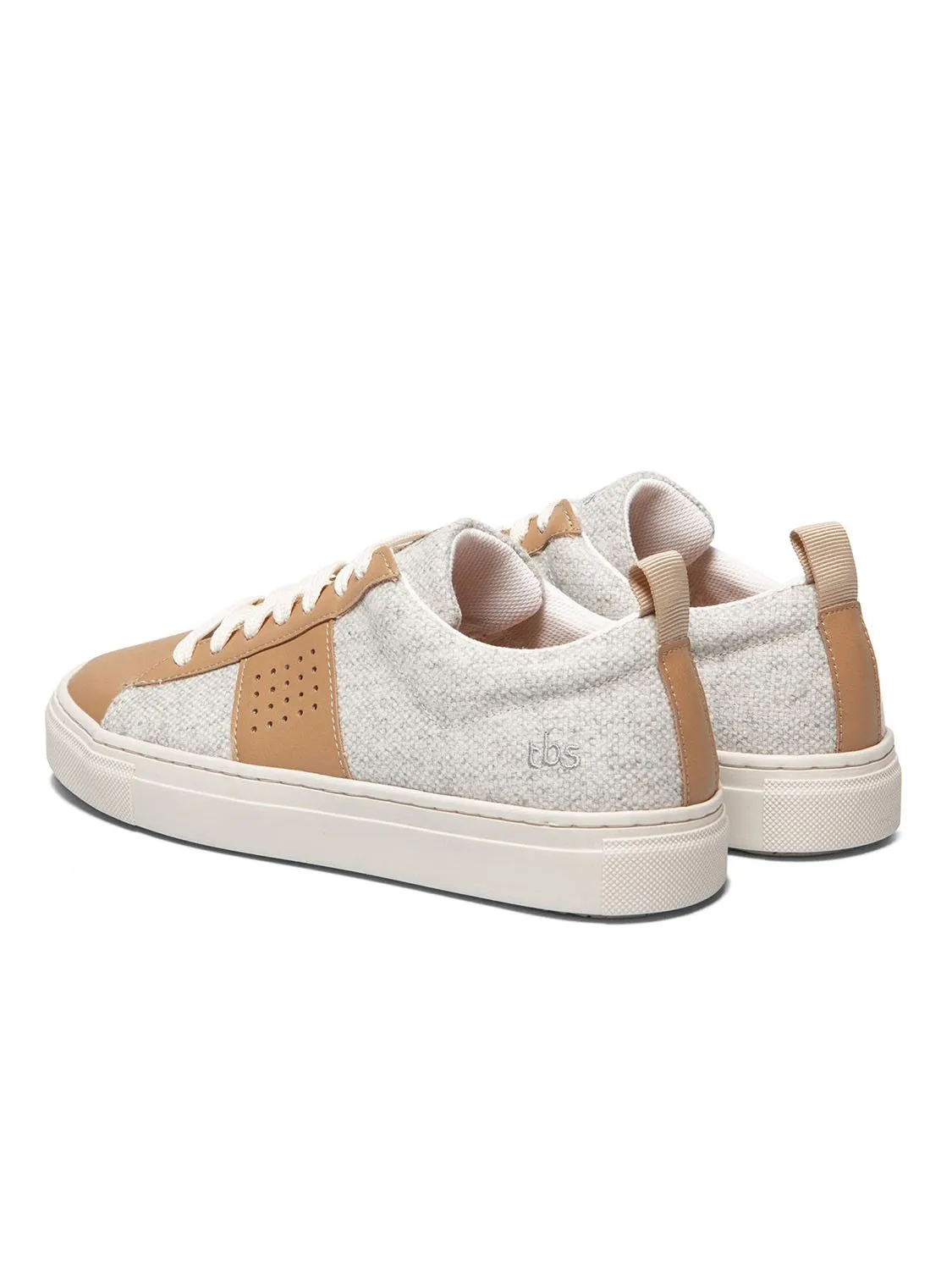 Baskets Femme Camel et Beige Recyclables tbs