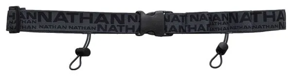 Ceinture Porte-Dossard Nathan Race Number Nutrition Gris