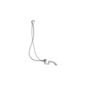 DURAVIT D-Code VIDAGE A CABLE AVEC TROP PLEIN ECOULEMENT CENTRAL CHROME: 790227000001000