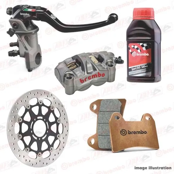 KIT EASY AVANT PONTEE KAWASAKI Z1000 03- GS NOIR