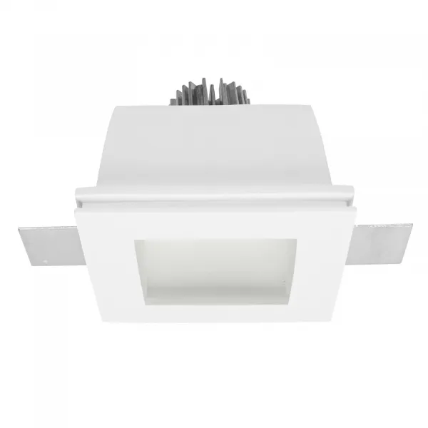 Linea Light - Gypsum QC2 FA LED - Spot carré en plâtre