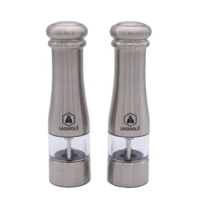 Moulin à sel et poivre électrique inox - Gemme