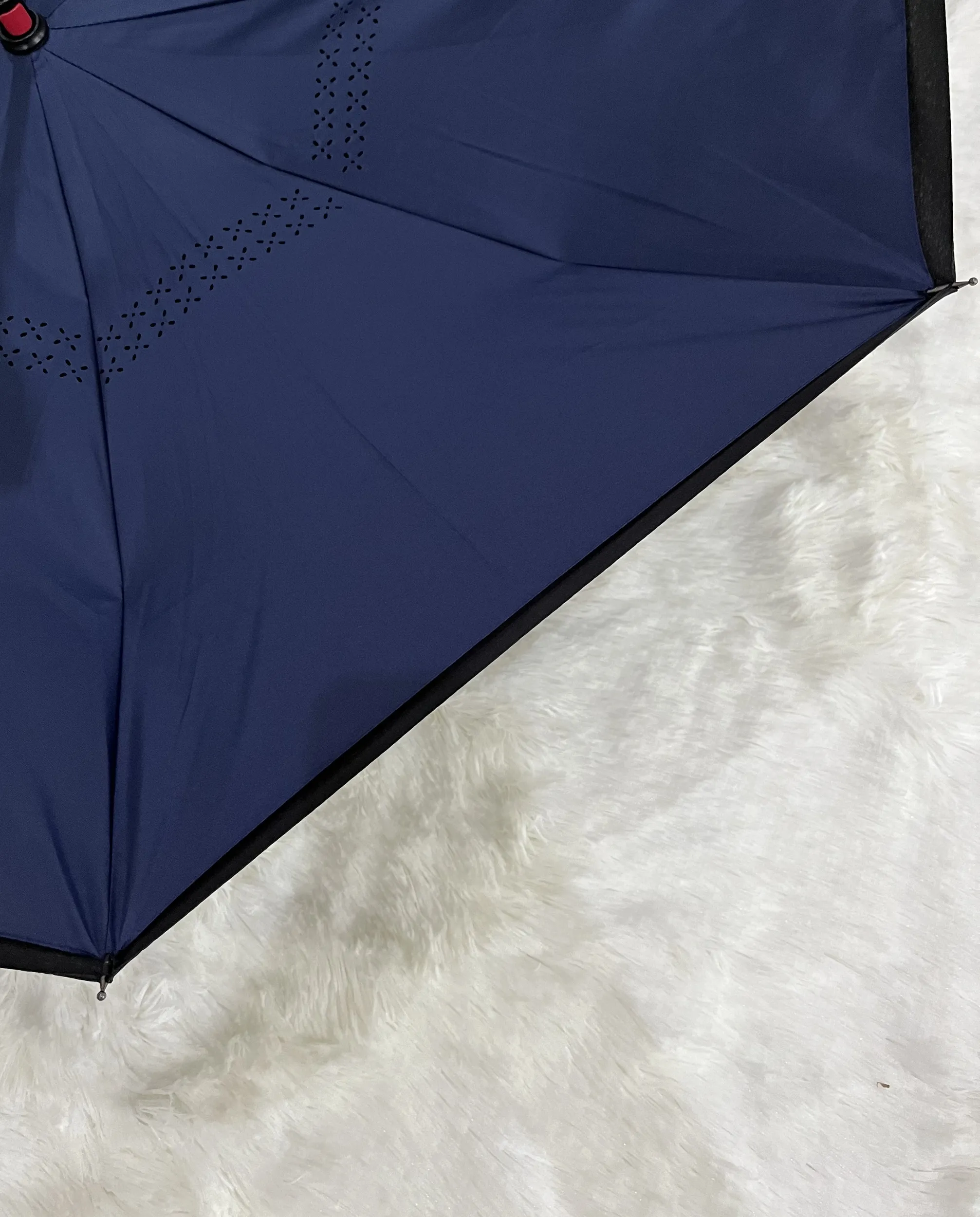 Parapluie homme inversé marine