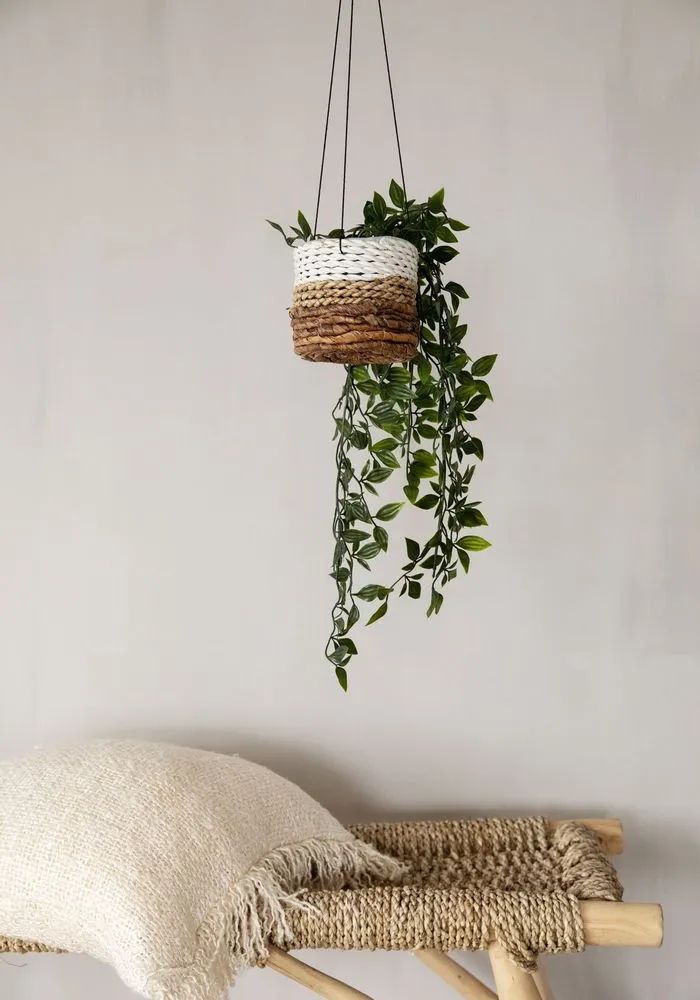 The banana plant hanger - natural white - s